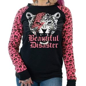 Beautiful Disaster pull over sweatshirt